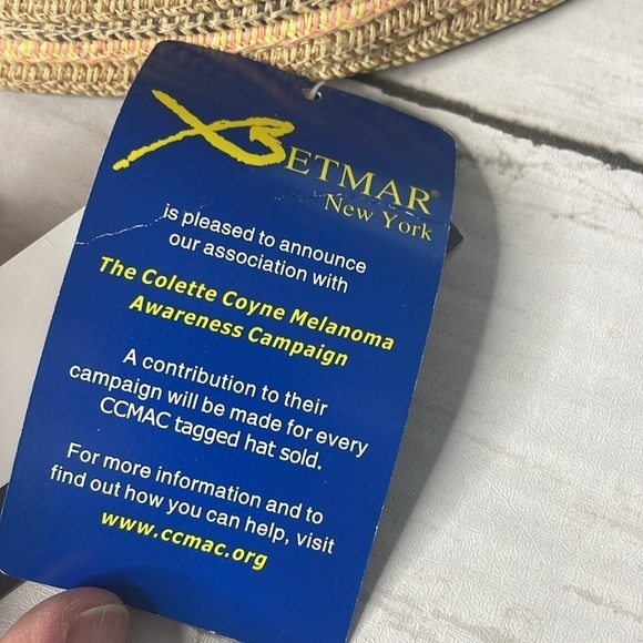 NWT Betmar Tricia Sun Protection Cloche Straw Hat - Picture 6 of 7